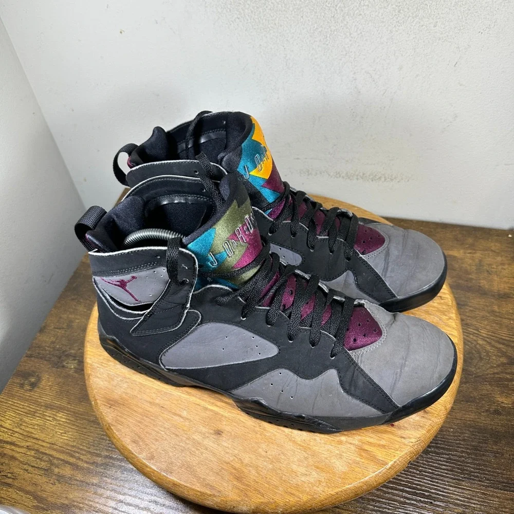 Nike Air Jordan 7 Retro Bordeaux 2015 Mens Size 12 Black Graphite 304775-034